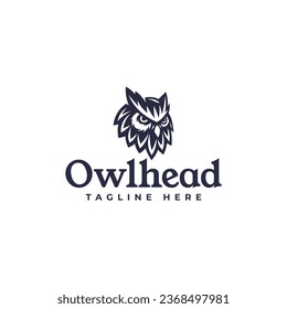 owl  logo vector icon illustration. logo template