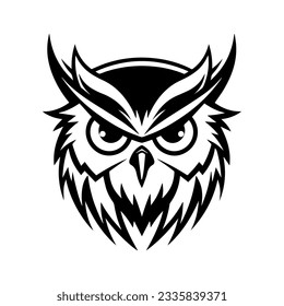 Owl logo vector, logo icon shield wing creative, Modern Design, isolated in white background