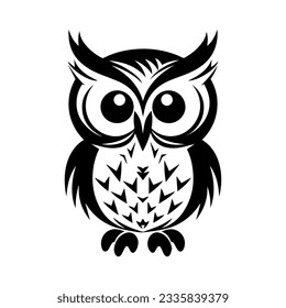 Owl logo vector, logo icon shield wing creative, Modern Design, isolated in white background