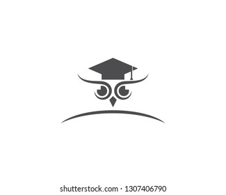 Owl logo vector icon template