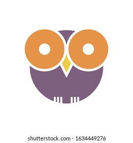 
owl logo vector icon template