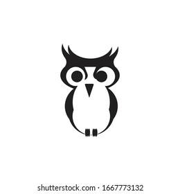 Owl logo vector icon template illustration