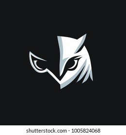 Owl logo vector illustration