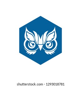 Owl logo - vector illustration.  - Vector