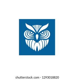 Owl logo - vector illustration.  - Vector