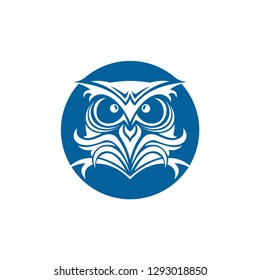 Owl logo - vector illustration.  - Vector