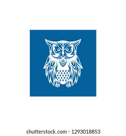 Owl logo - vector illustration.  - Vector