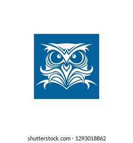 Owl logo - vector illustration.  - Vector