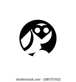 Owl logo vector illustration of business style