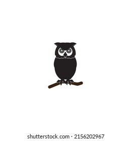 plantilla de diseño de ilustración vectorial del logotipo de owl.