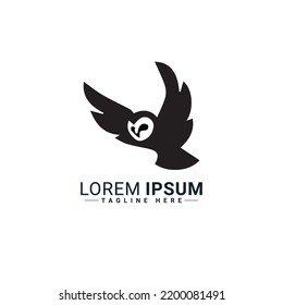 Owl logo vector illustration design 