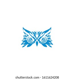 Owl logo - vector illustration. Emblem design on white background,eps 10