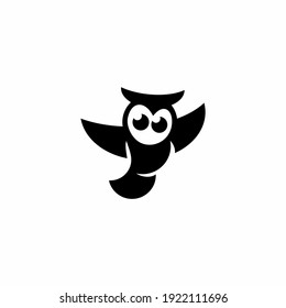 
Owl logo vector illustration. Emblem design