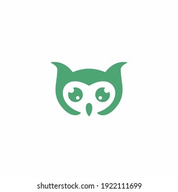 
Owl logo vector illustration. Emblem design