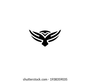 Owl logo - vector illustration. Emblem design on white background