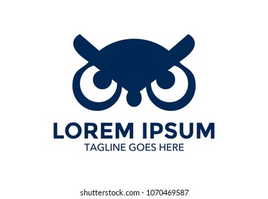 owl logo. vector illustration. icon