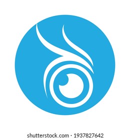 Owl logo vector illustration template design.