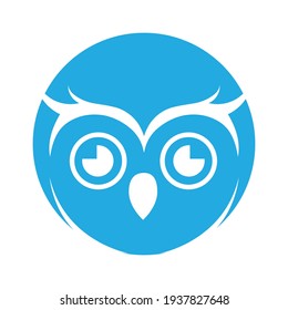 Owl logo vector illustration template design.
