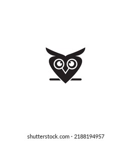owl logo in vector style