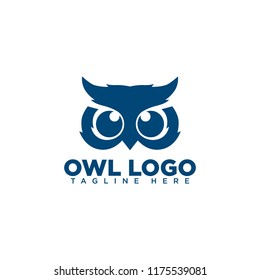 owl logo vector template