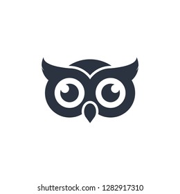 owl logo vector template