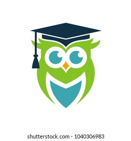 Owl Logo Vector Template Stock Vector