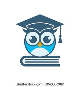 Owl Logo Vector Template Stock Vector