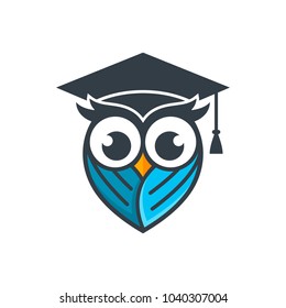 Owl Logo Vector Template Stock Vector