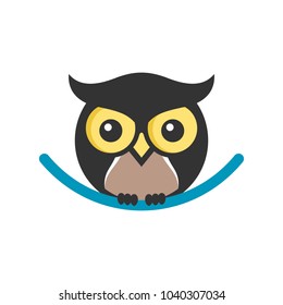 Owl Logo Vector Template Stock Vector