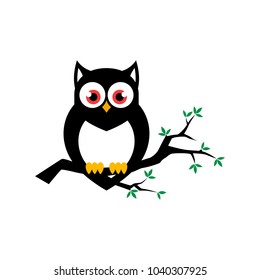 Owl Logo Vector Template Stock Vector