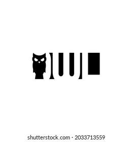 owl logo vector, logo type