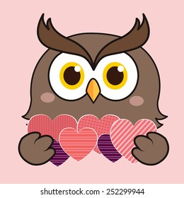 Owl with love