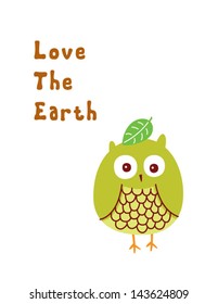 owl loves the earth