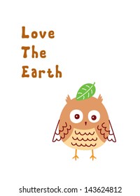 owl loves the earth