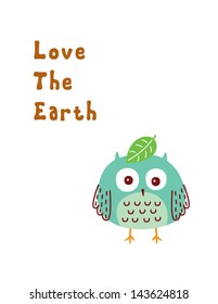 owl loves the earth