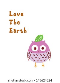 owl loves the earth