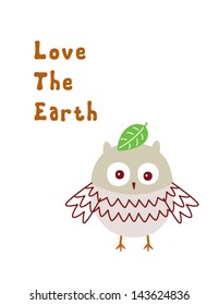 owl loves the earth