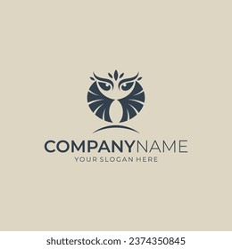 Owl Luxury Logo Design Template