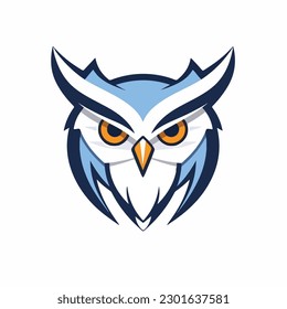 Owl Mascot Bird Animal Wing Sport illustration wildlife badge logo eagle