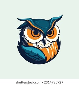 Owl mascot logo for a science products company