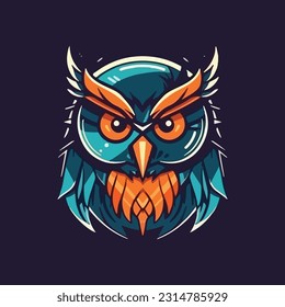Owl mascot logo for a science products company