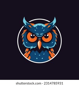 Owl mascot logo for a science products company