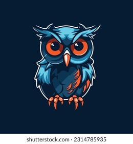 Owl mascot logo for a science products company