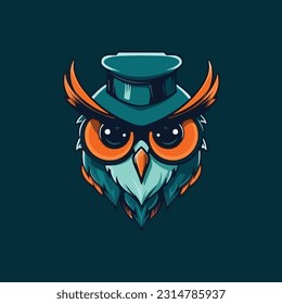 Owl mascot logo for a science products company