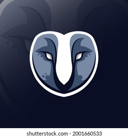 Logo-Vorlage für Schale-Maskottchen