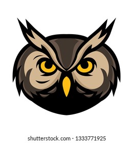 Owl mascot vector. Owl esport logo. Owl illustration