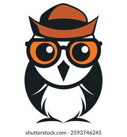 Owl Minimal Vector Illustration Design