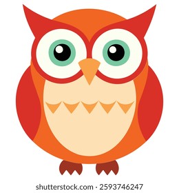 Owl Minimal Vector Illustration Design