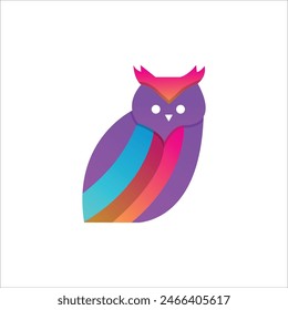 Owl Modern logo design and abstract logo