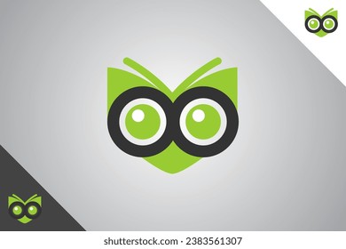Owl modern logotype and symbol. Perfect logo for business related to animal, pet and veterinary. Isolated on background. Vector eps 10.